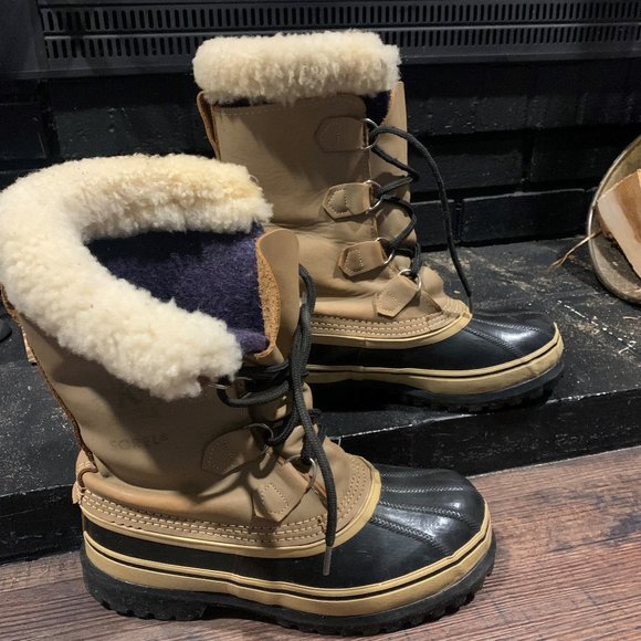Sorel Other - Vintage Sorel Caribou Kaufman Winter Snow Boots Size:  Mens 6/Womens 8